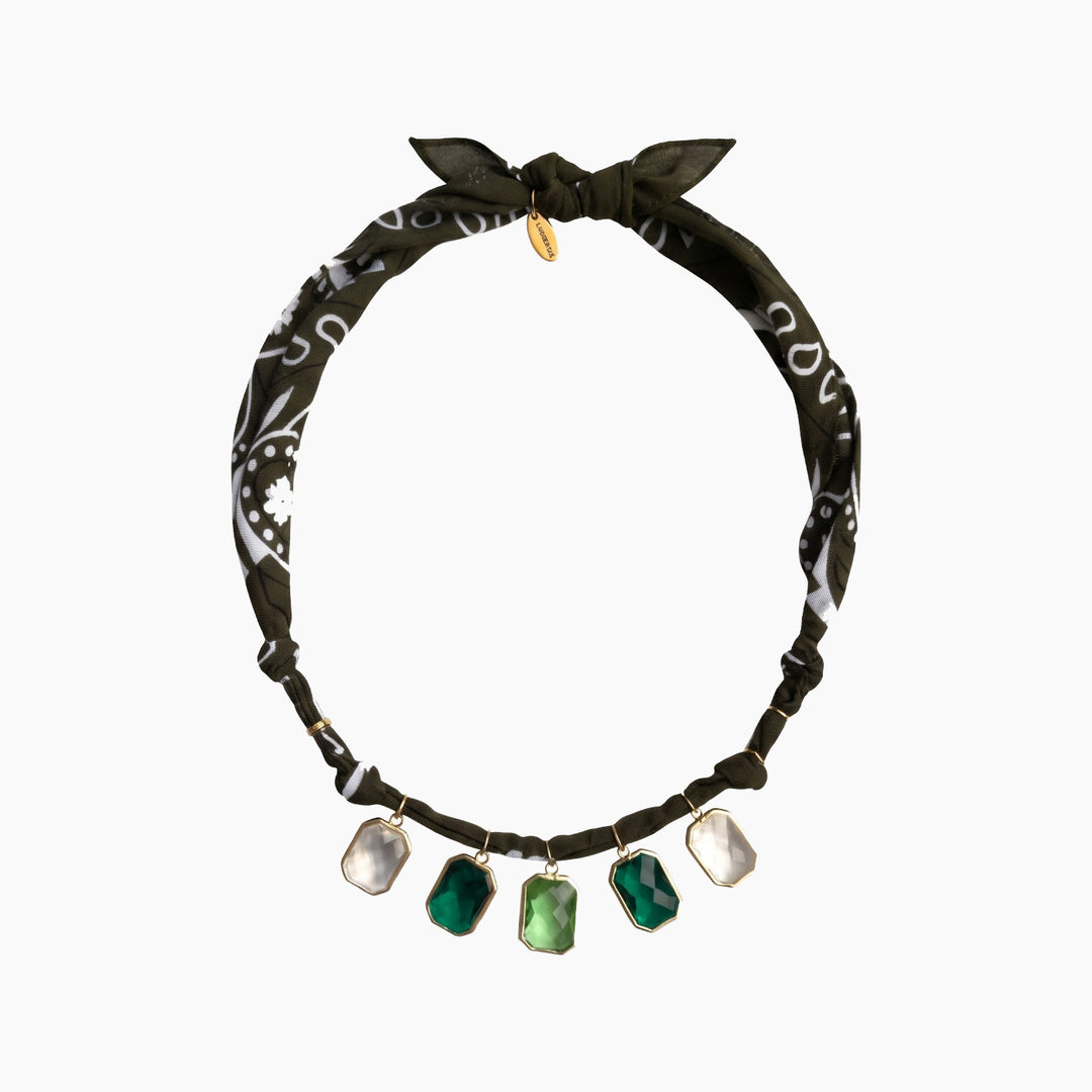 Bandana Charm Necklace