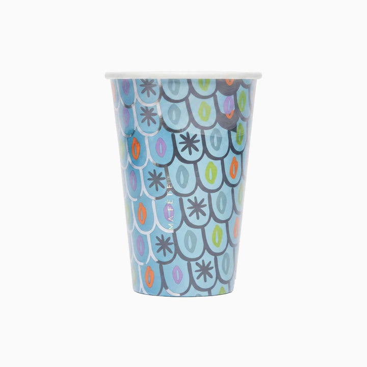 Ma Fete Sharks Paper Cups - Set of 8