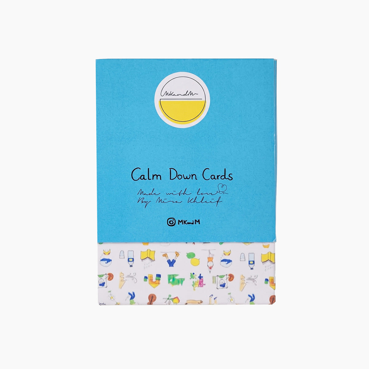 Mkandm By Mira Khleif set of 31 educational calm down cards for children