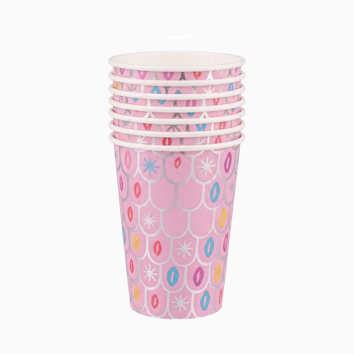 Ma Fete Mermaid Paper Cups - Set of 8