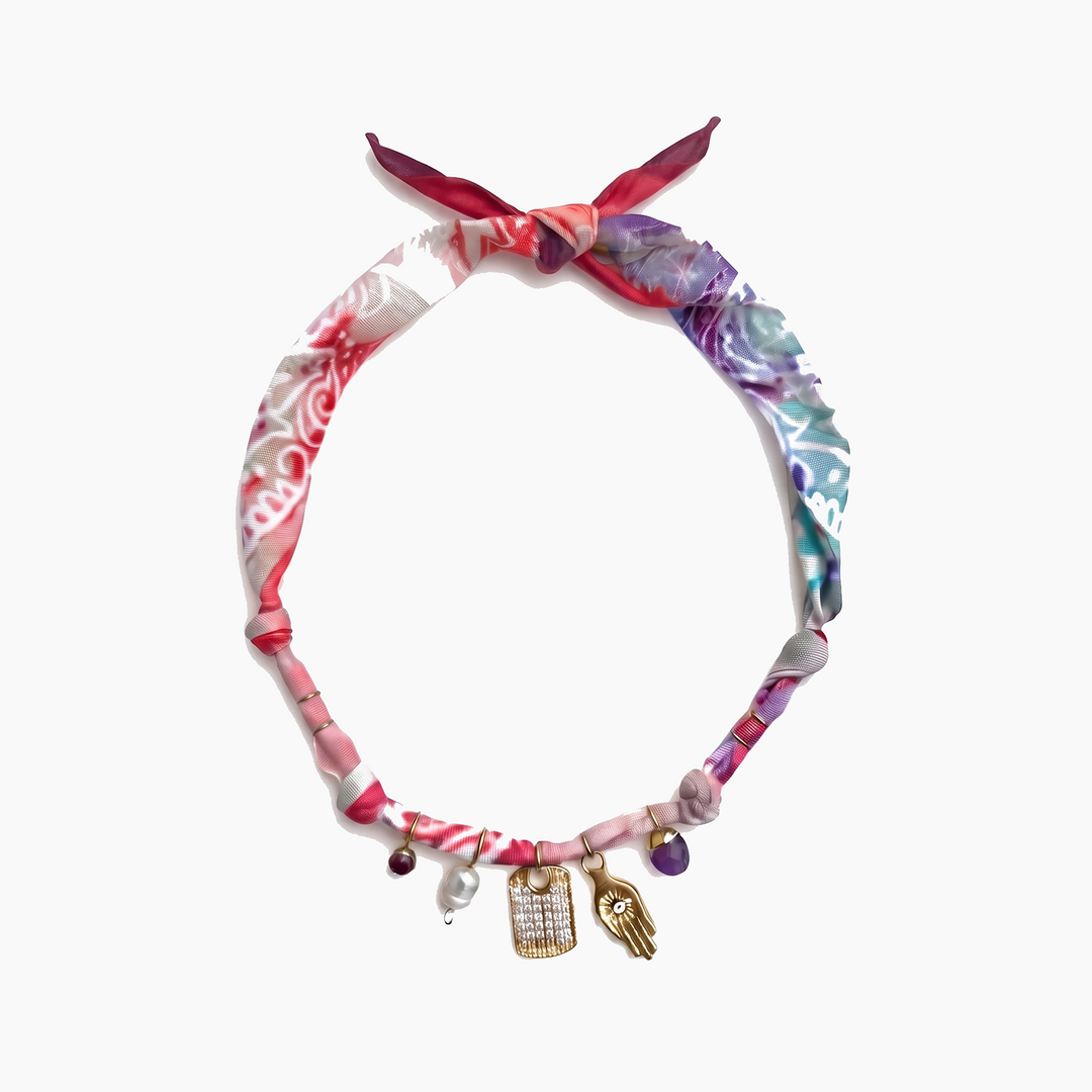 Bandana Charm Necklace
