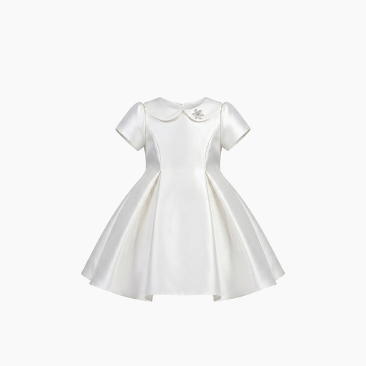 Riva The Elegance in White Tiered Tulle Gown