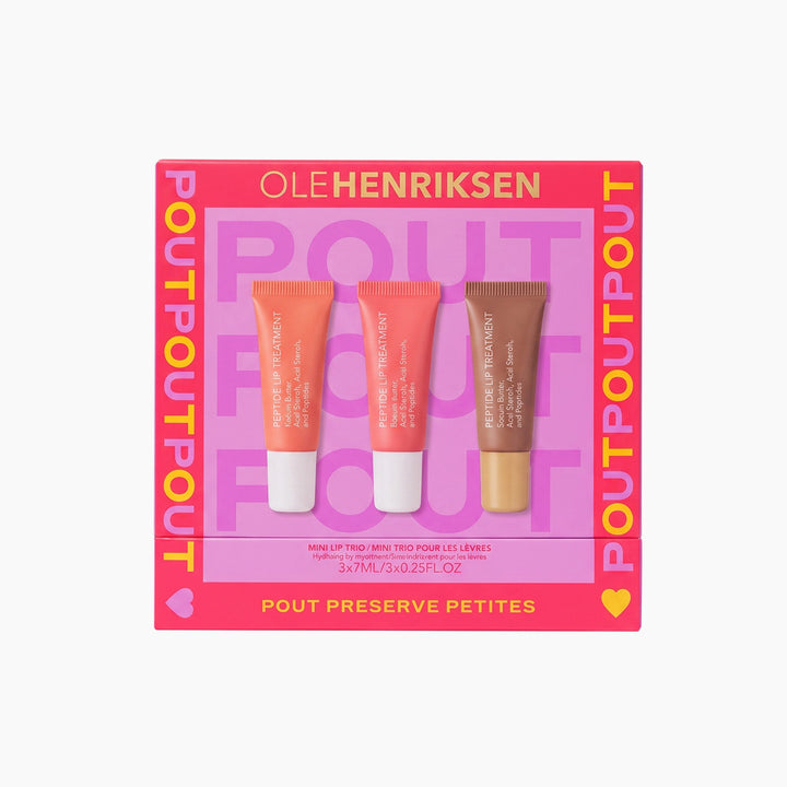 Ole Henriksen Pout Preserve Petites Mini Lip Trio With Peptides