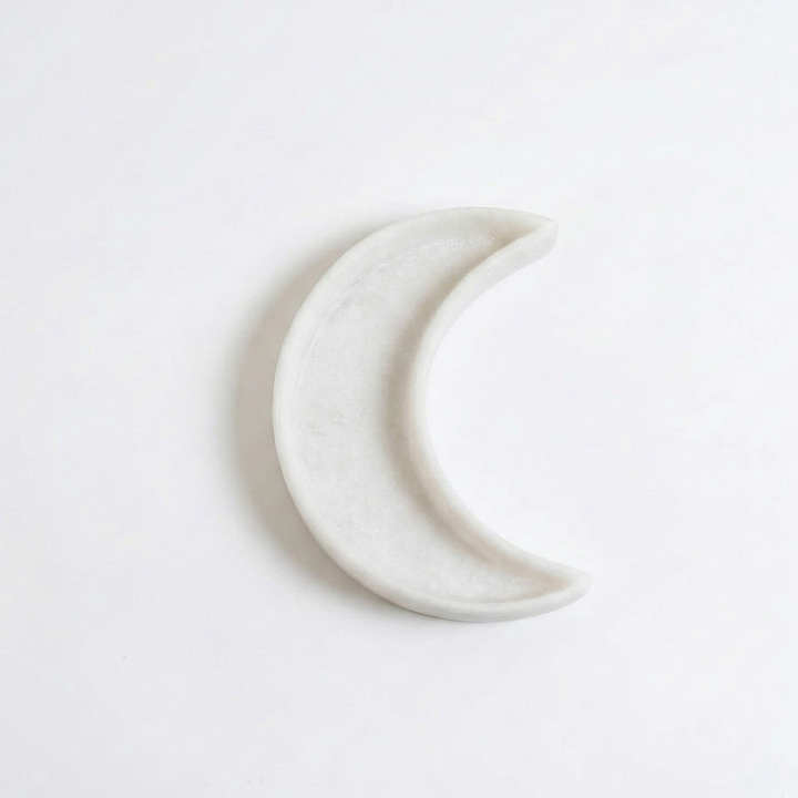 Stone And White Moon Plate - HUNA