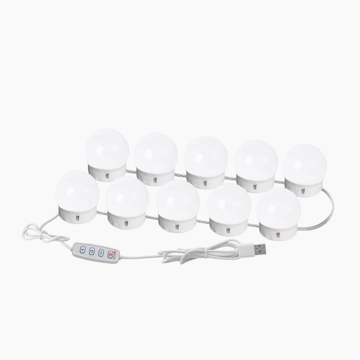 Generic Mirror Light Bulb Set, 10 Bulbs