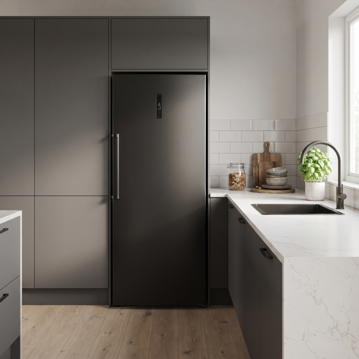 METALUX Fridge Freezer 437L Titanium Grey