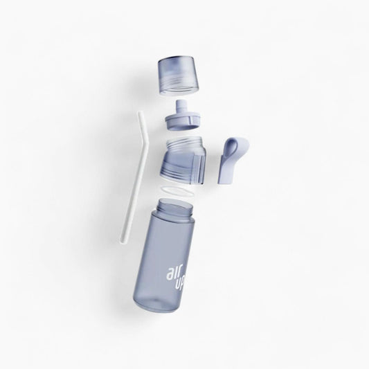زجاجة مياه Gen 2 Flair Cobalt Blueberry Air Up تأتي مع 3 كبسولات