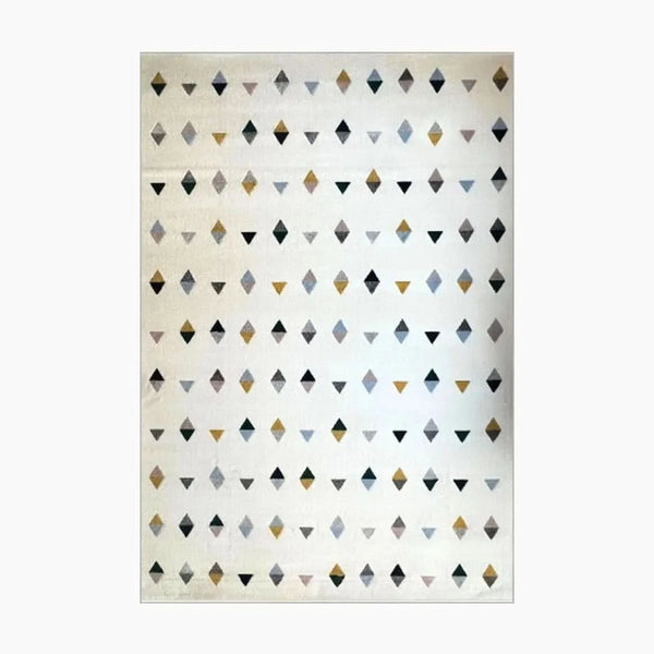 سجادة هندسية متعددة الألوان