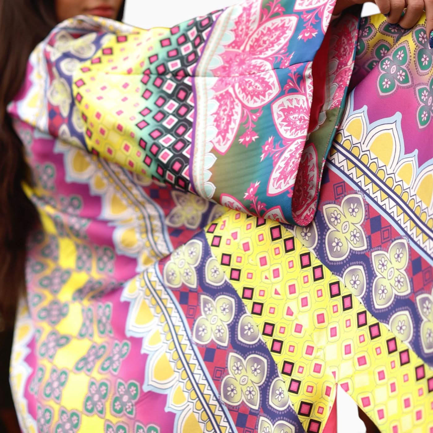 Fabric House Geometrical Abaya Fabric House Geometrical Abaya