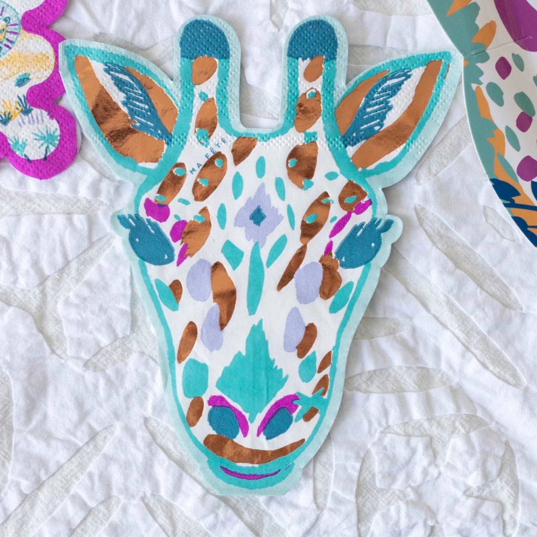 Ma Fete Giraffe Napkins - Set of 16