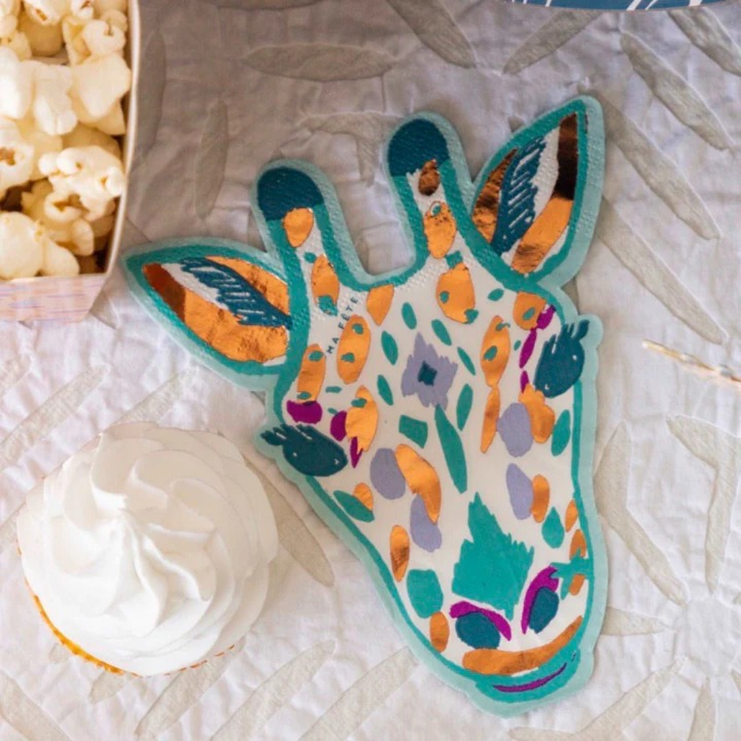 Ma Fete Giraffe Napkins - Set of 16