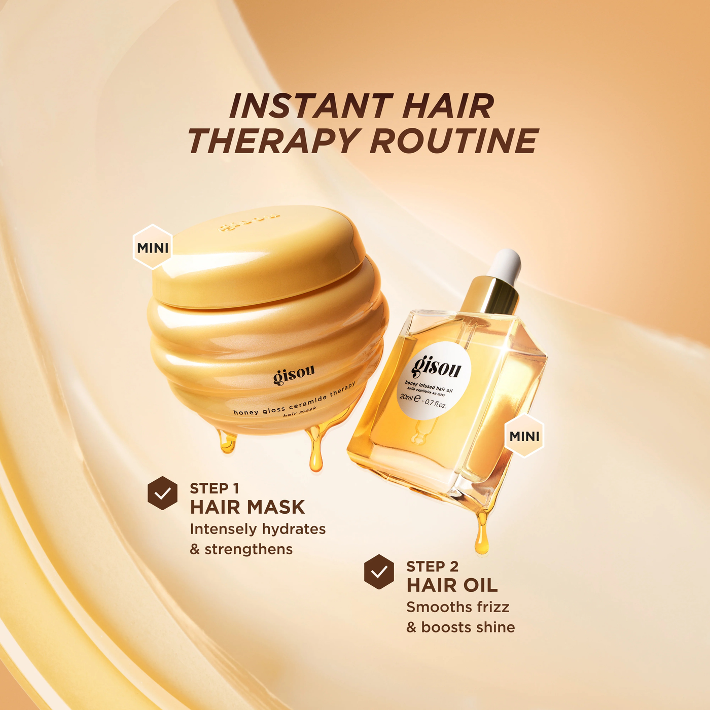 Gisou Instant Hair Therapy Duo Gisou Instant Hair Therapy Duo