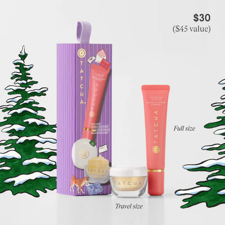 Tatcha Glossy &amp; Golden Lip Gift Set