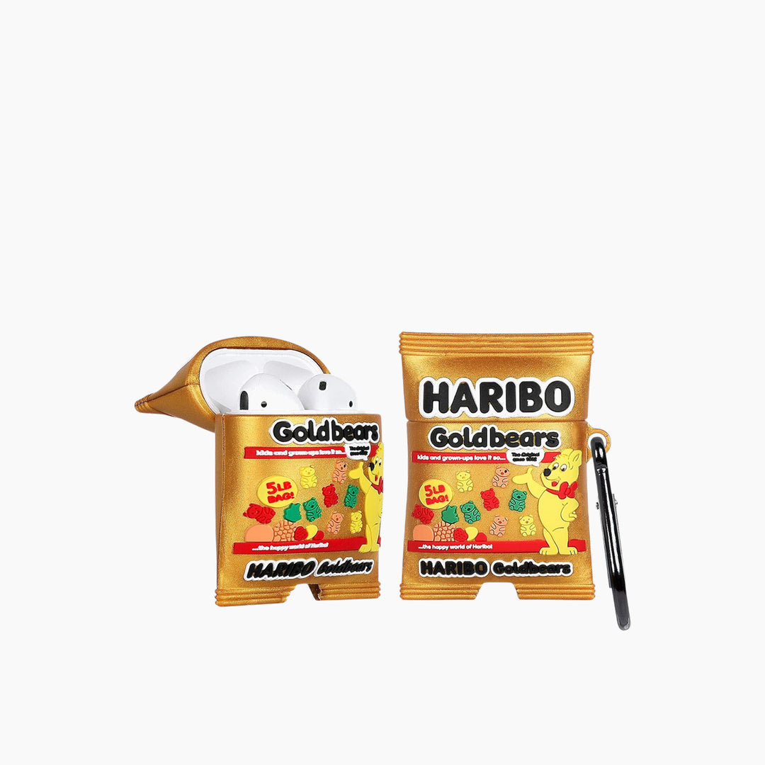 Gold Bears AirPods Pro case with playful gummy bear design