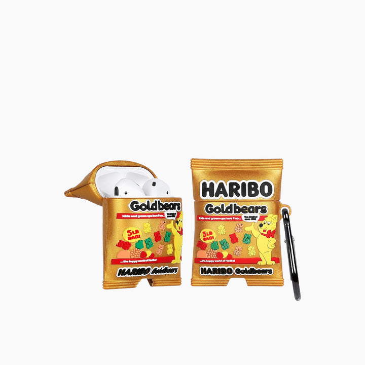Gold Bears AirPods Pro case with playful gummy bear design