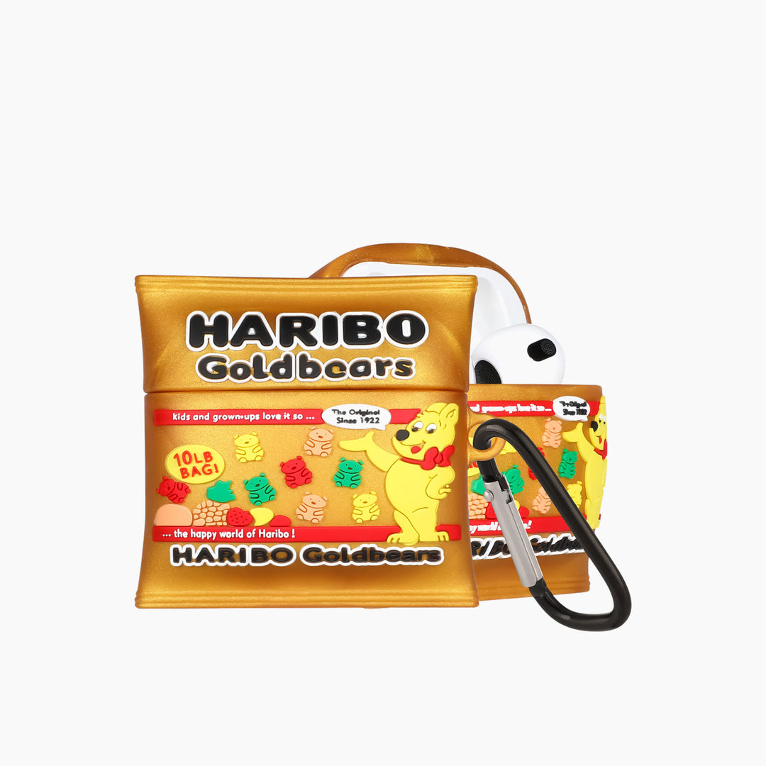 Gold gummy bear AirPods case for AirPods 2