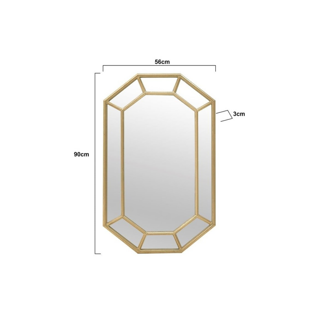 Golden Wall Mirror
