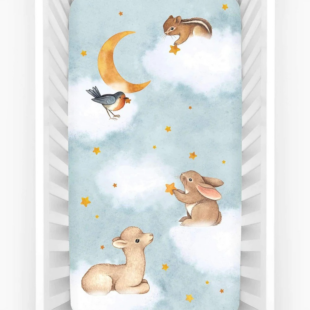 Rookie Humans Crib Fitted Sheet