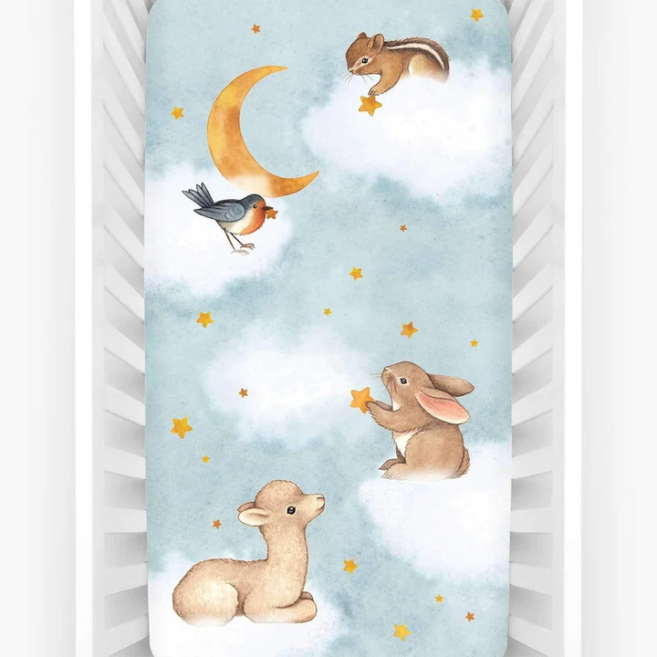 Rookie Humans Crib Fitted Sheet