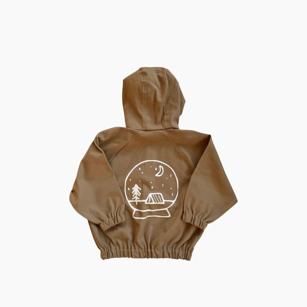Little Nest Graphic Twill Pullover Jacket