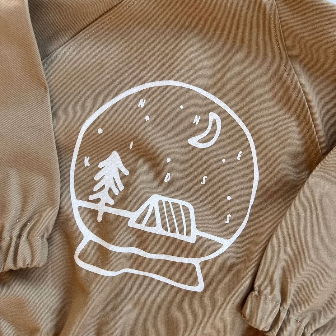 Little Nest Graphic Twill Pullover Jacket