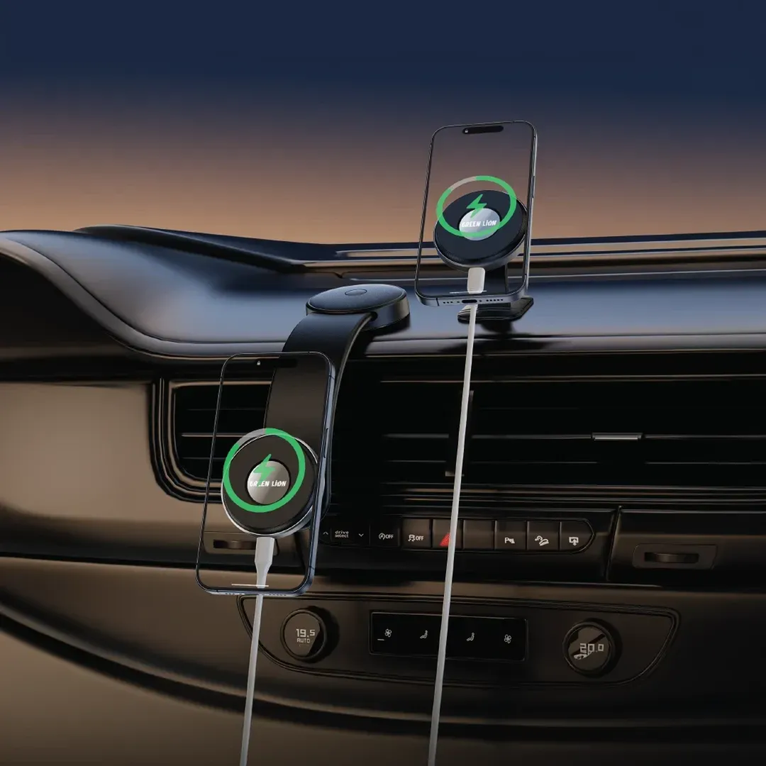 Green Lion 2 in 1 Magflex Wireless Car Charger