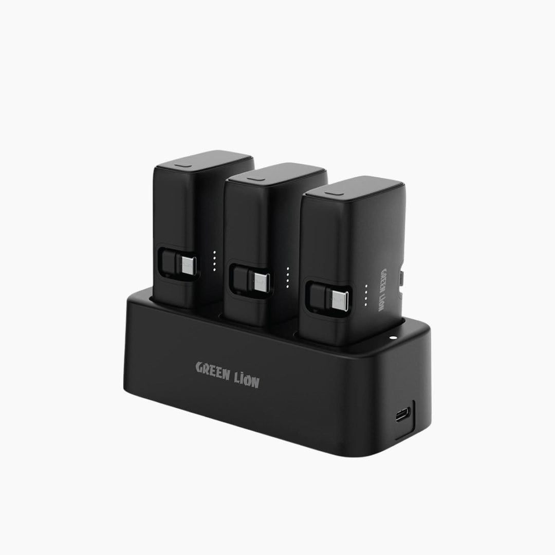 Green Lion 15000mAh 3-in-1 power bank station with three detachable units