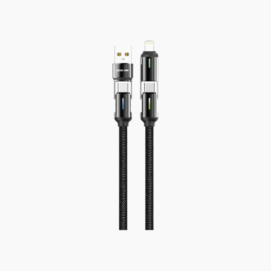 Green Lion 4 in 1 LED Braided Cable