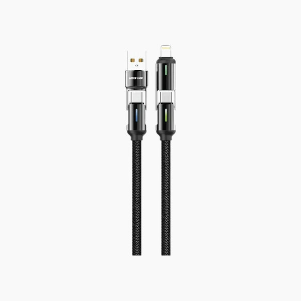 4 in 1 LED Braided Cable