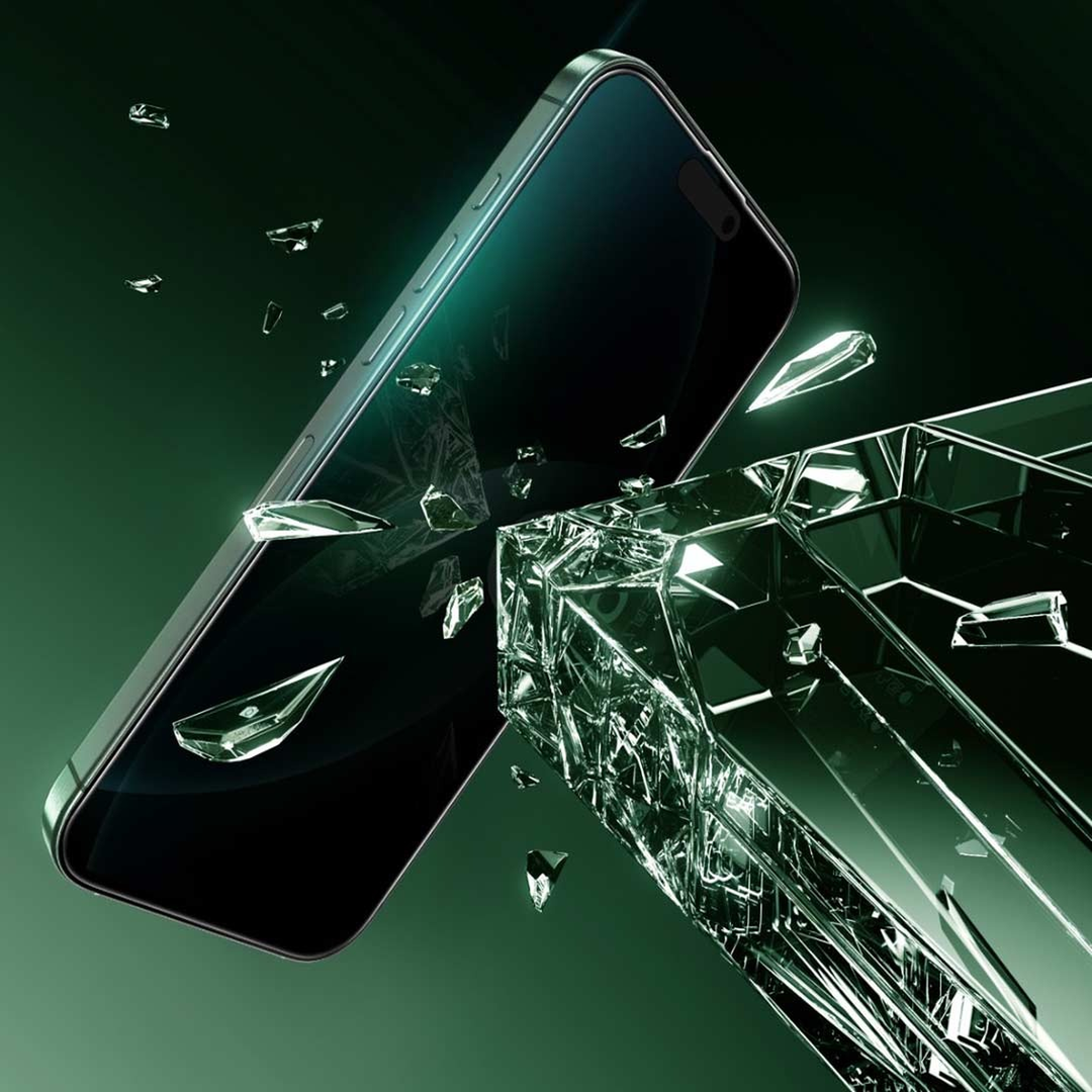 Green Lion 9H Steve Glass Privacy Screen Protector with black edge