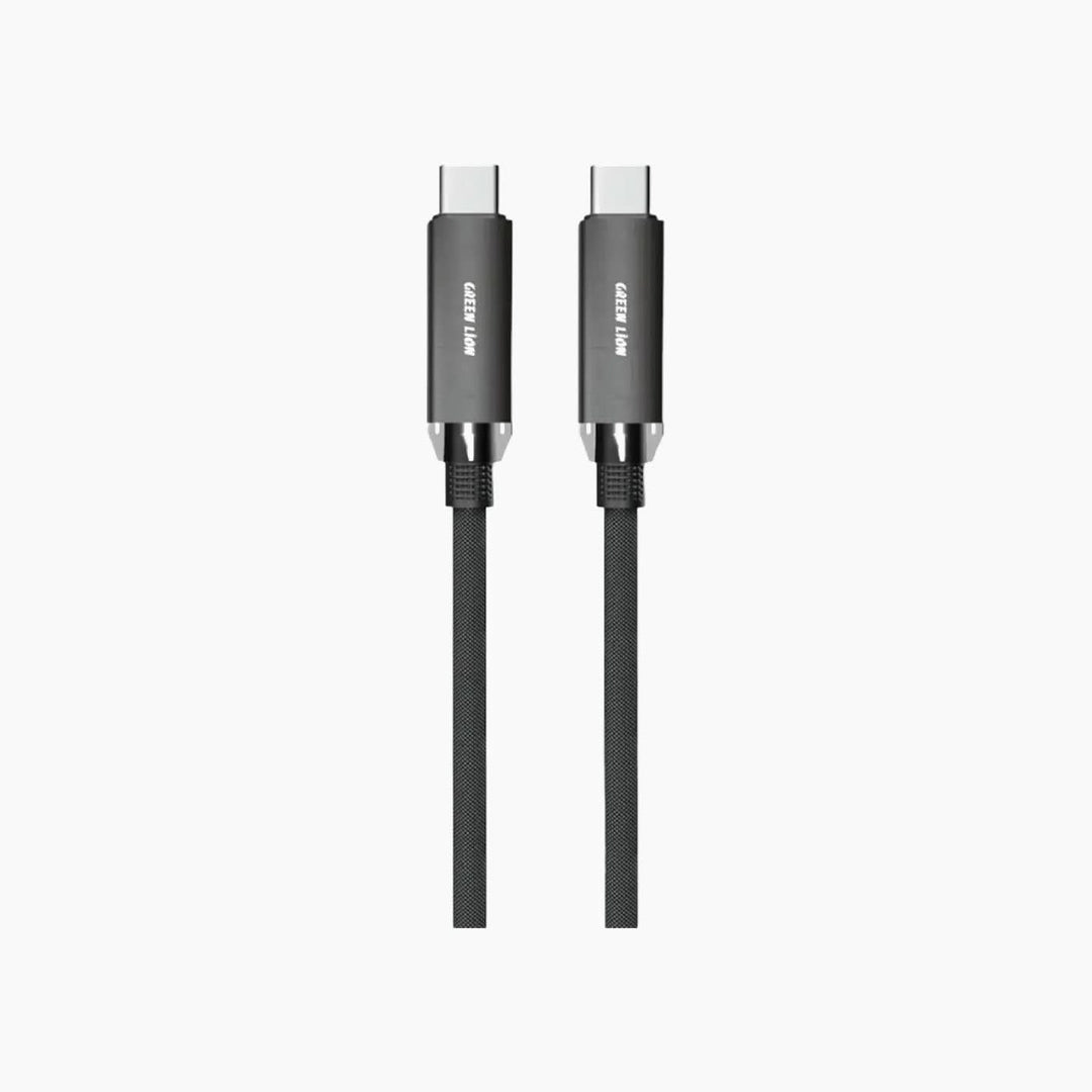 Green Lion Braided Type-C to Type-C Cable