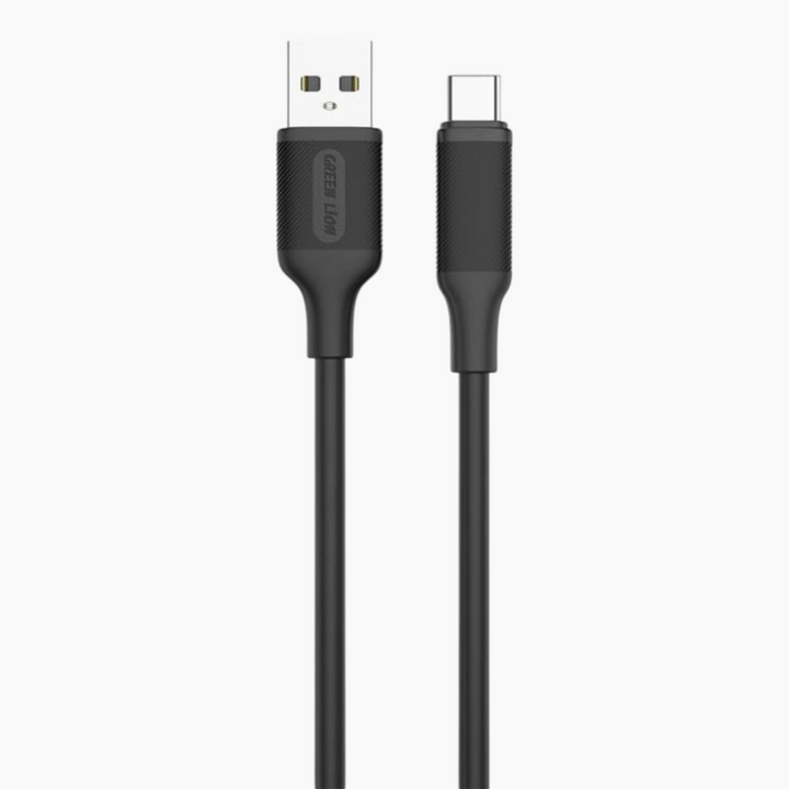 Green Lion 12W dual USB-A wall charger, black, EU plug