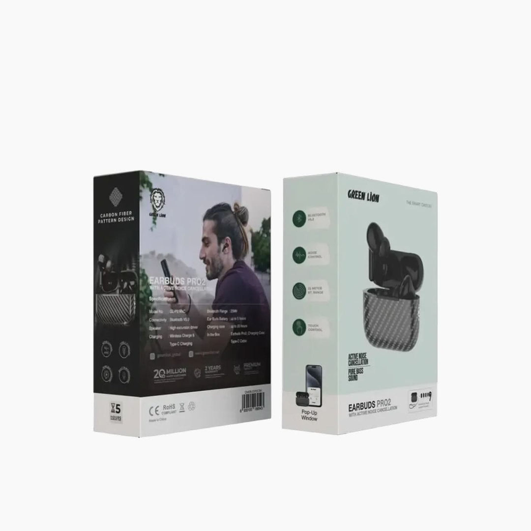 Green Lion Earbuds Pro2 wireless earbuds with ANC