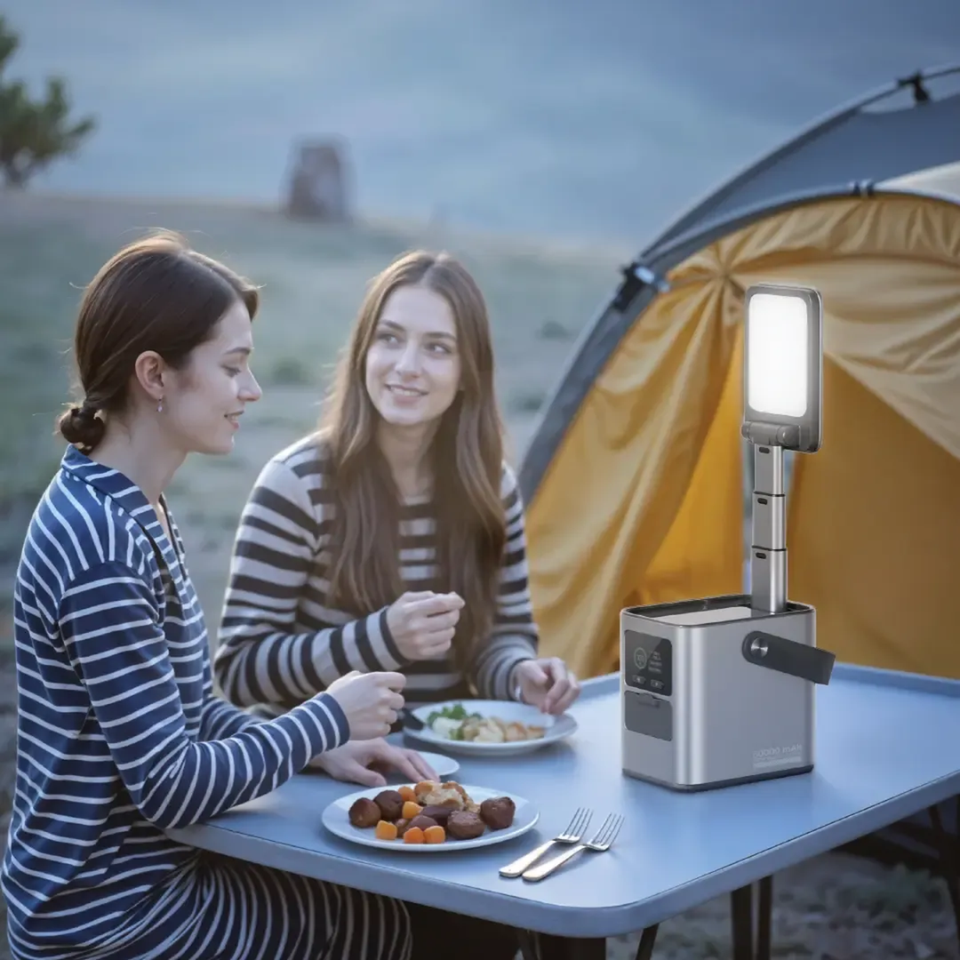 Green Lion Energy Max 60000mAh portable power station with solar input