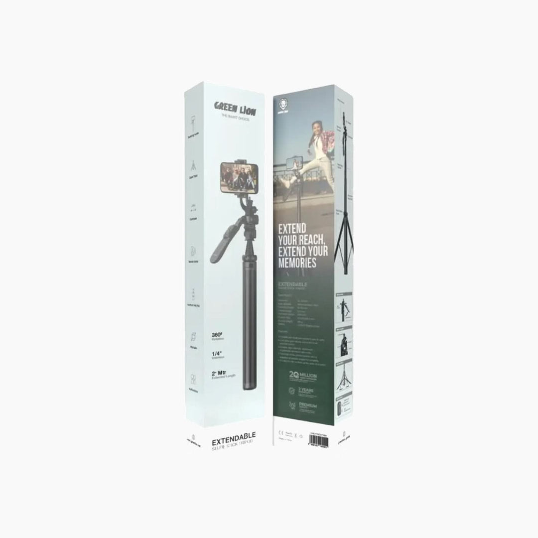 Green Lion extendable selfie stick tripod