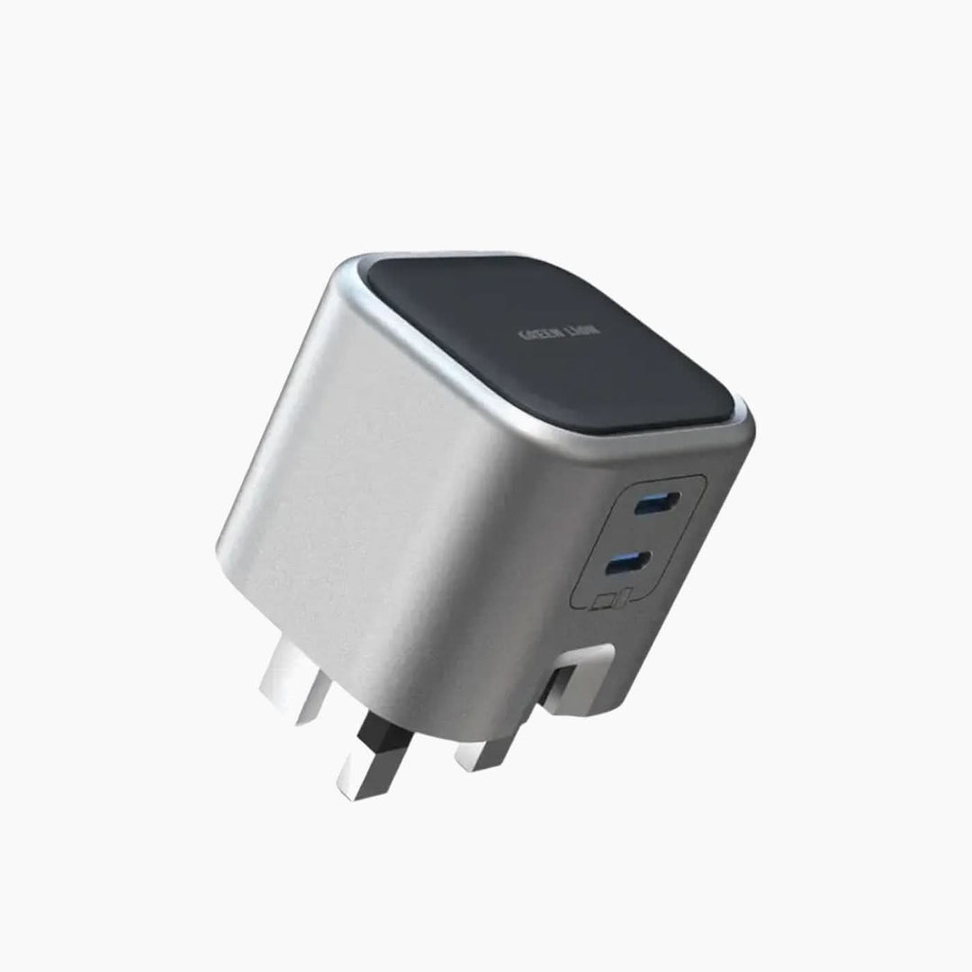 Green Lion GaN 45W adapter with dual USB-C ports