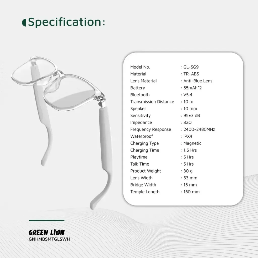 Green Lion Hamburg Smart Glasses