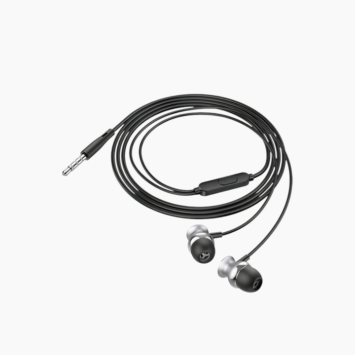 Green Lion metal in-ear headphones with 3.5mm jack