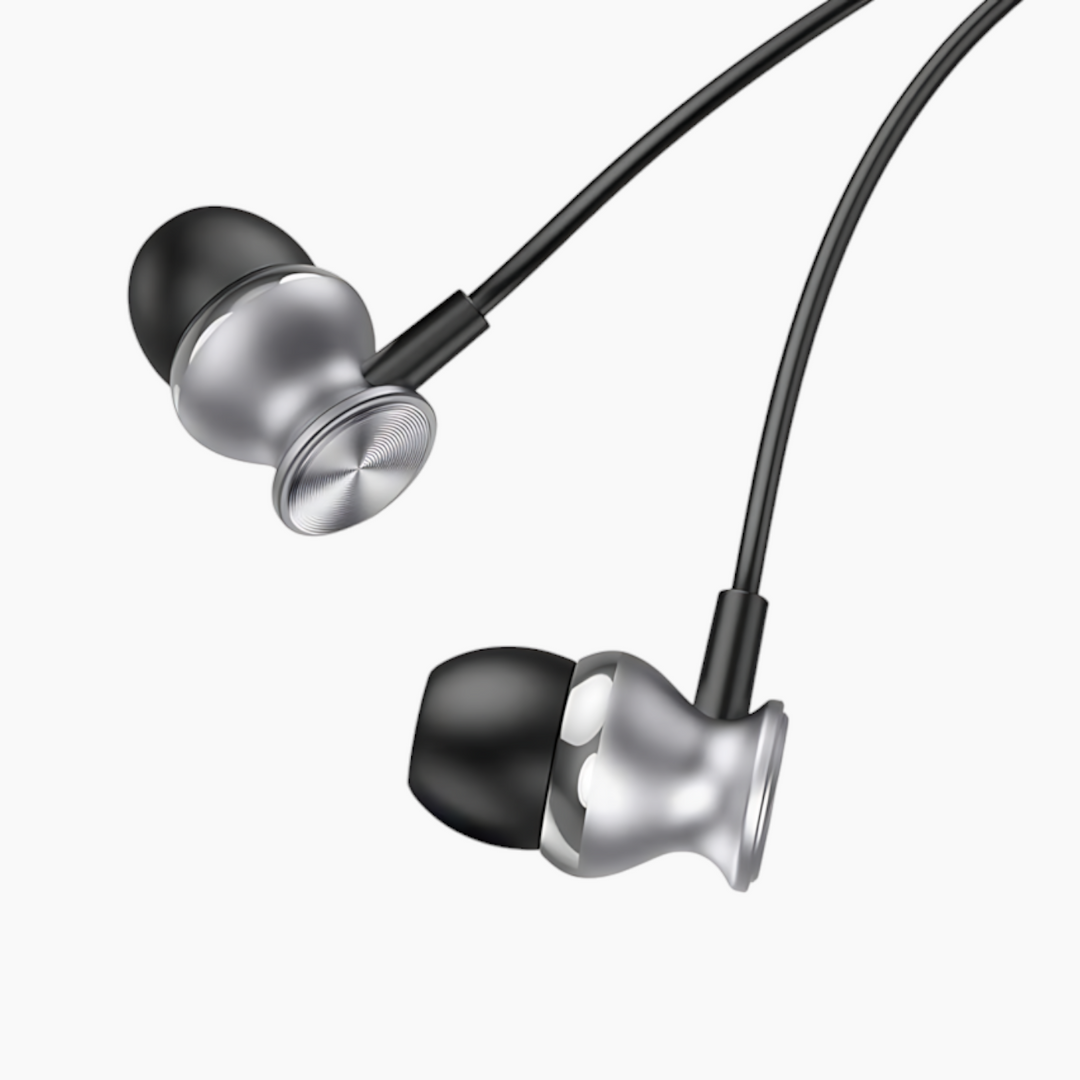 Green Lion Metal Earphone with 3.5mm audio jack
