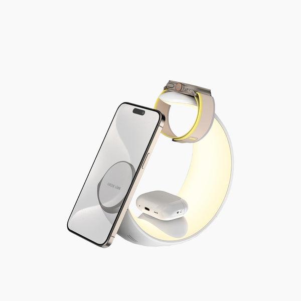 Green Lion Moon Charge 4 In 1 Wireless Charger