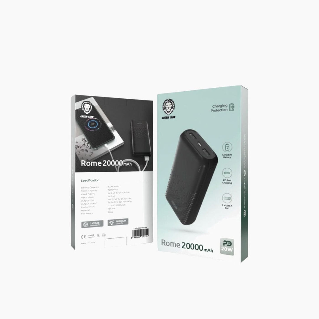 Green Lion Rome PD20W 20,000mAh power bank
