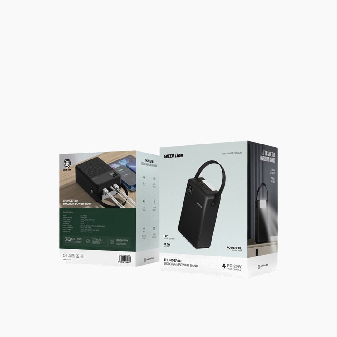 Green Lion Thunder 80 Power Bank - HUNA