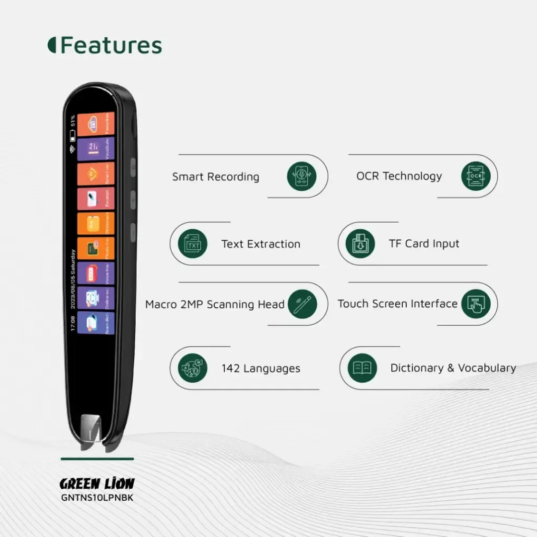 Green Lion Translation Pen