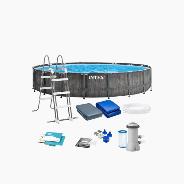 Intex Greywood Prism Frame Pool Set