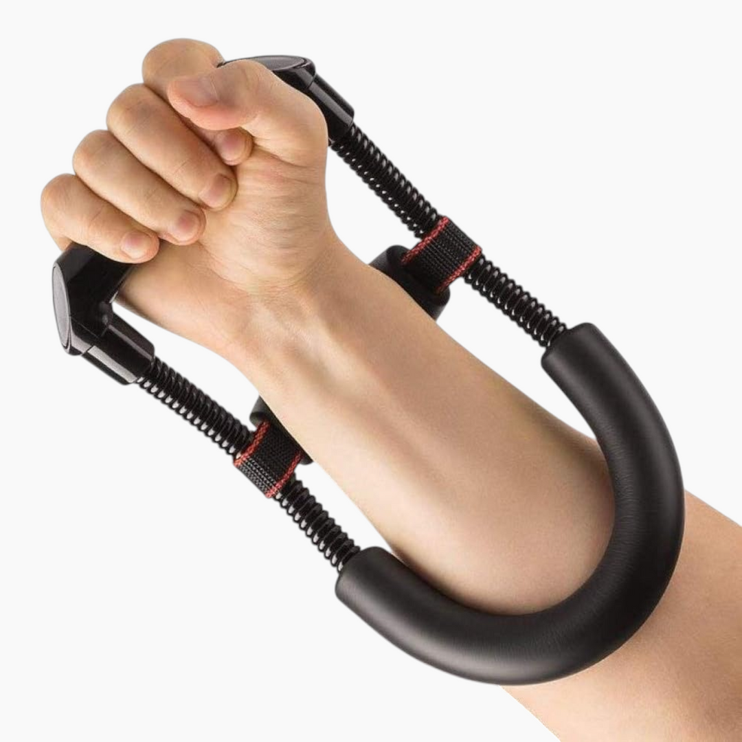 Grip Exerciser Handle with heavy-duty carbon steel spring