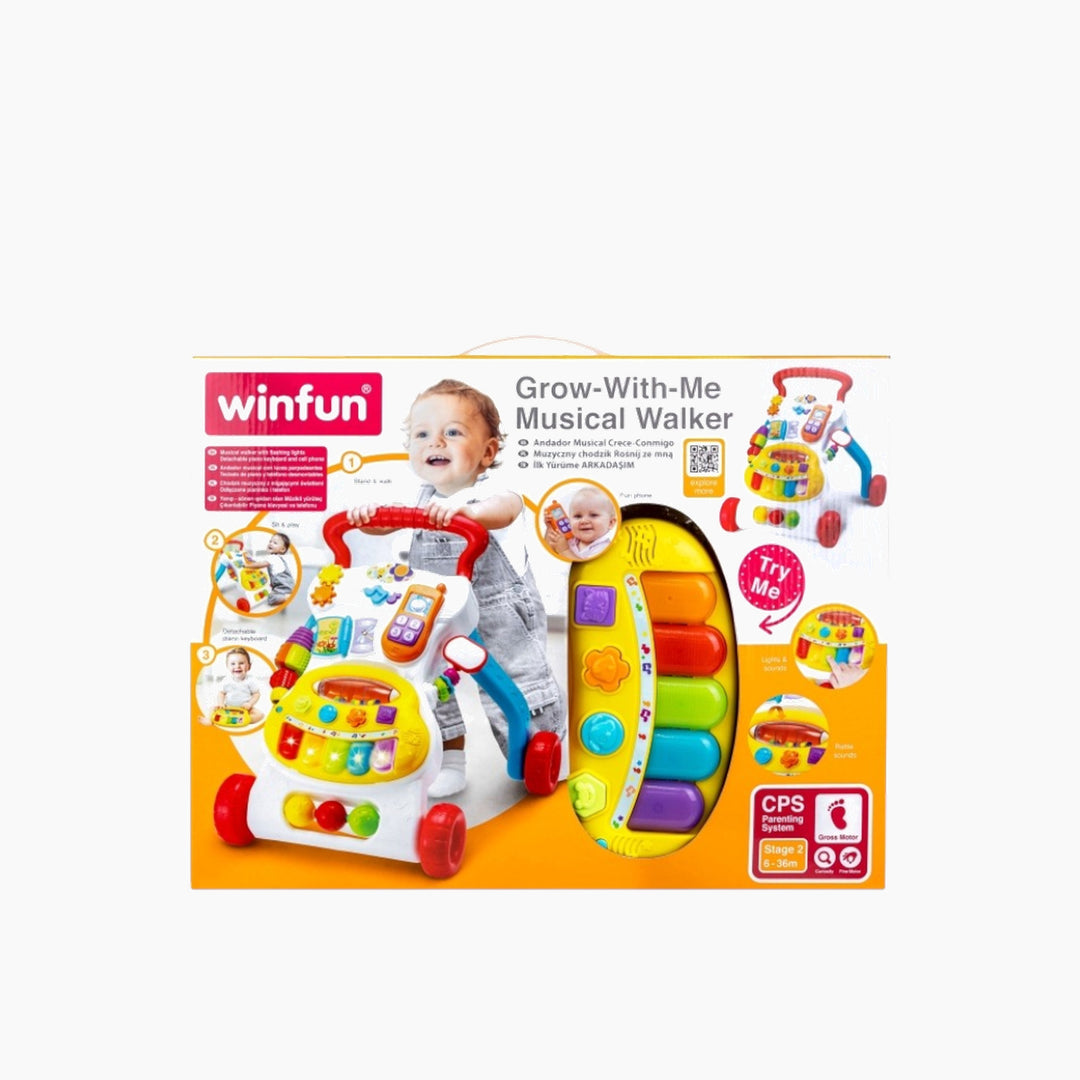 Winfun Grow with Me Musical Walker