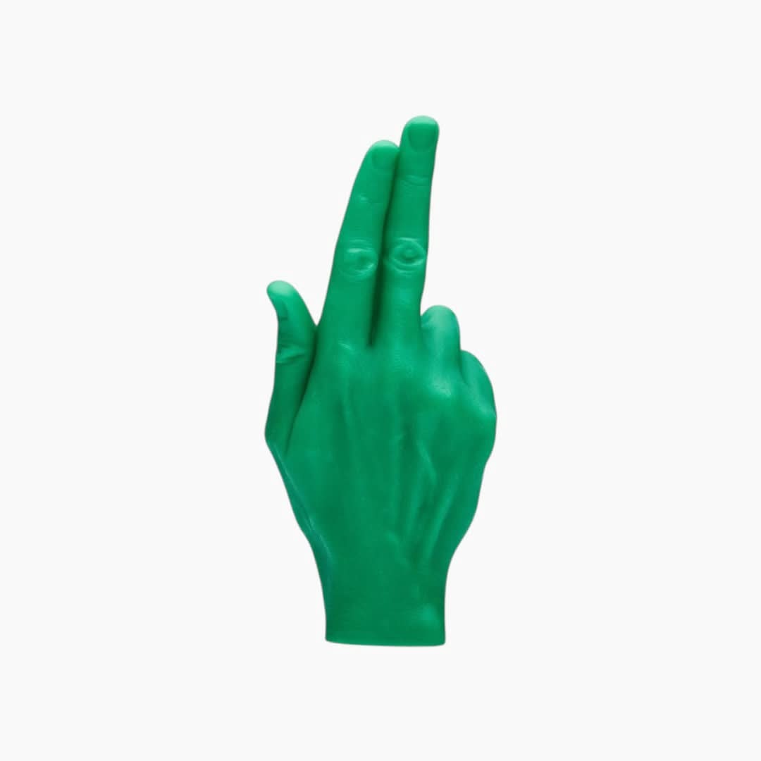 Gun Fingers Candle