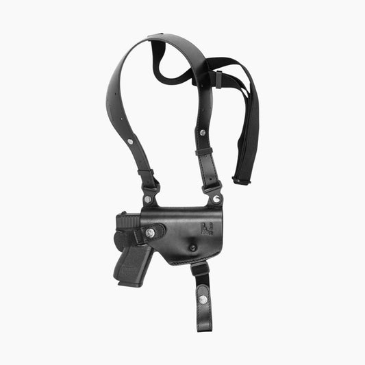 Gun&Flower Universal Leather Shoulder Holster Compatible with Glock