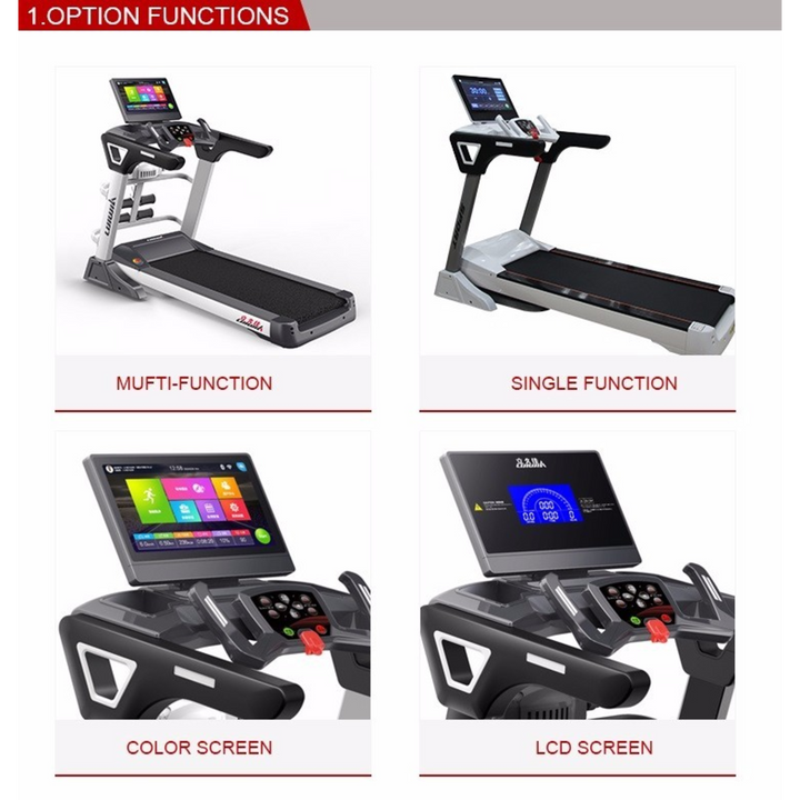 Lijiujia Professional Treadmill with Interactive TV Screen