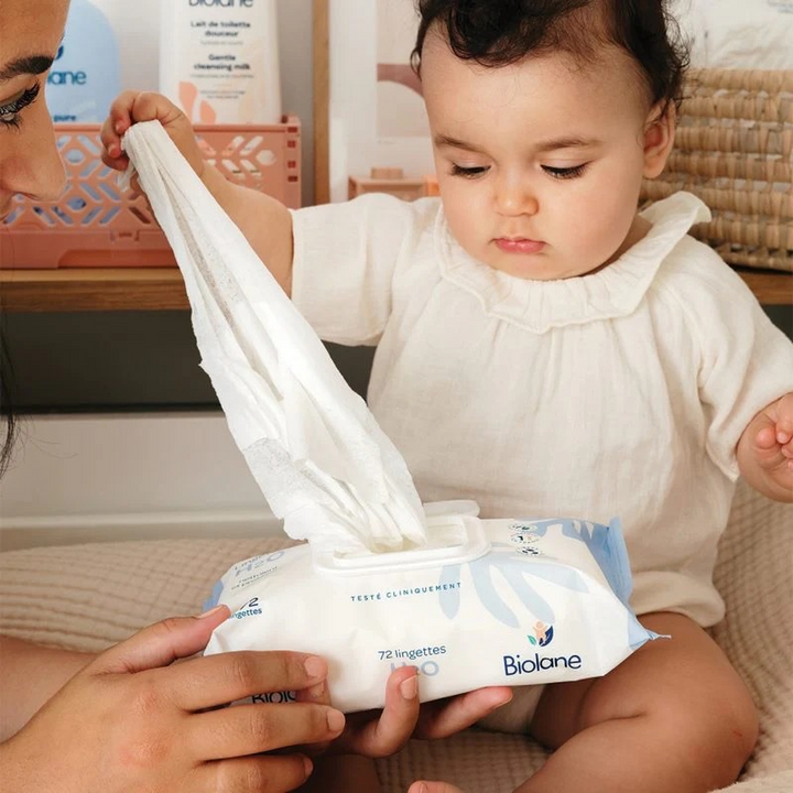 Biolane H2O Wipes 72 wipe pack